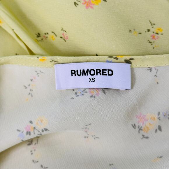 Rumored Yellow Floral Dress - Picture 3 of 10